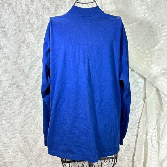 Vintage fruit of the loom bunny family with beads mock neck long sleeve size L - Picture 6 of 6